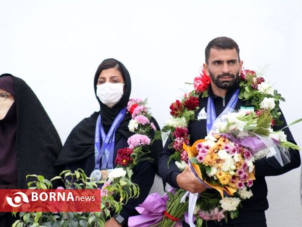 مراسم استقبال از قهرمانان آسیایی قایقرانی در بندرانزلی