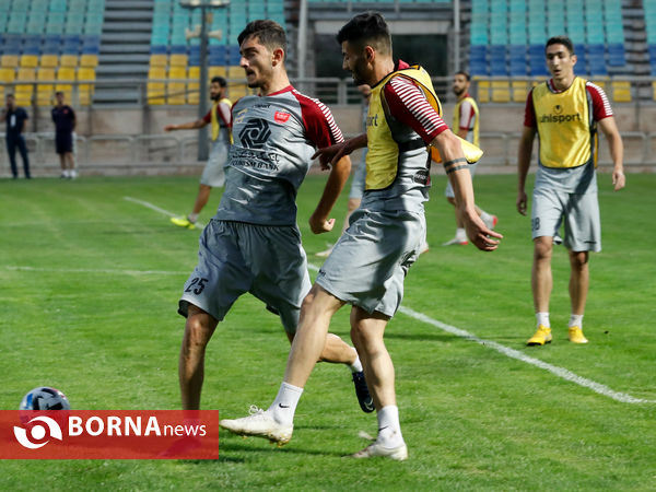 تمرین تیم فوتبال پرسپولیس تهران