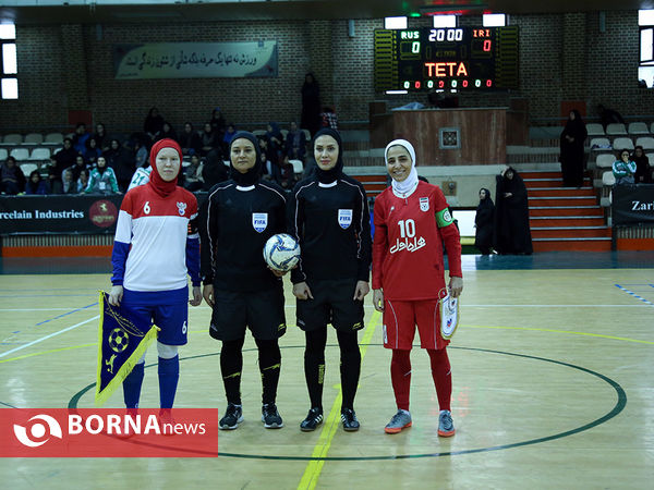 دیدار تیم های ملی فوتسال زنان ایران و روسیه