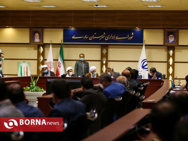 جلسه شورای ادرای شهرستان ساری