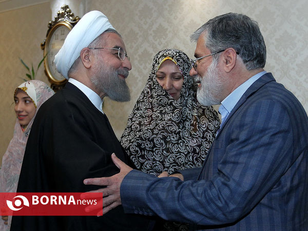 رییس جمهوری در دیدار امیر جانباز عباس طائفه