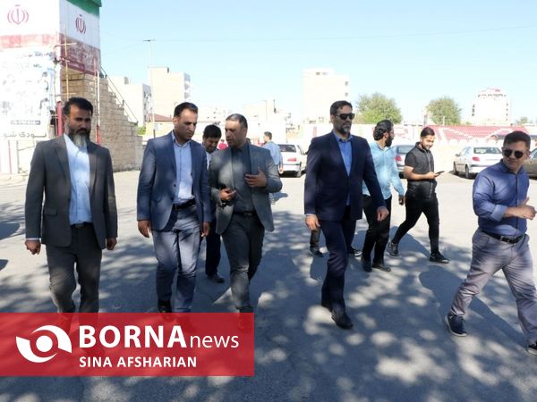 بازدید مدیرعامل شرکت توسعه و نگهداری اماکن ورزشی از ورزشگاه‌های استان آذربایجان‌غربی