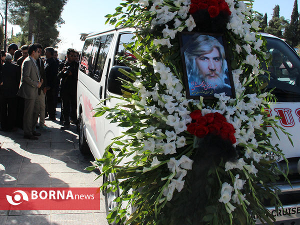 تشییع پیکر زنده یاد غلامحسن اولاد شاعر بلندآوازه در شیراز