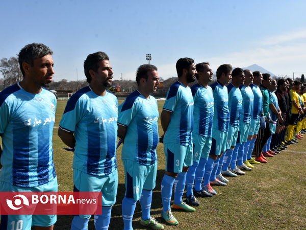 دیدار دوستانه تیم های پیشکسوتان آلومینیوم اراک و یاران رسانه