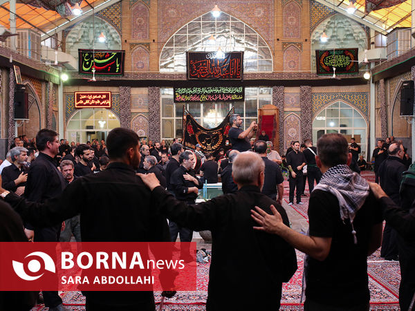 عزاداری روز تاسوعای حسینی علیه السلام در بازار تهران 