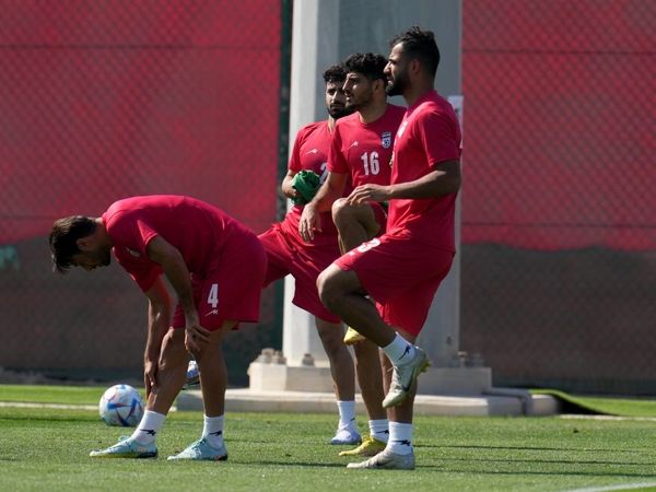 تمرین تیم ملی قبل از دیدار با ولز