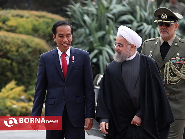 استقبال رسمی دکتر روحانی از رییس جمهوری اندونزی