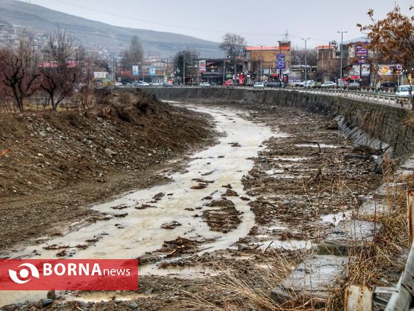 آزادسازی حریم و لایروبی سی کلیومتری رودخانه شهرچای اورمیه