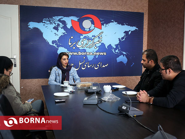 حضور " الناز رکابی " در خبرگزاری برنا