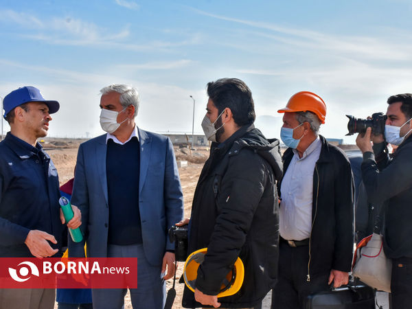 بازدید اصحاب رسانه و خبرگزاری ها از شرکت کربن صنعت امیر کبیر، محل احداث کارخانه ۱۰۰ هزار تن آندسازی شرکت آلومینیوم ایران