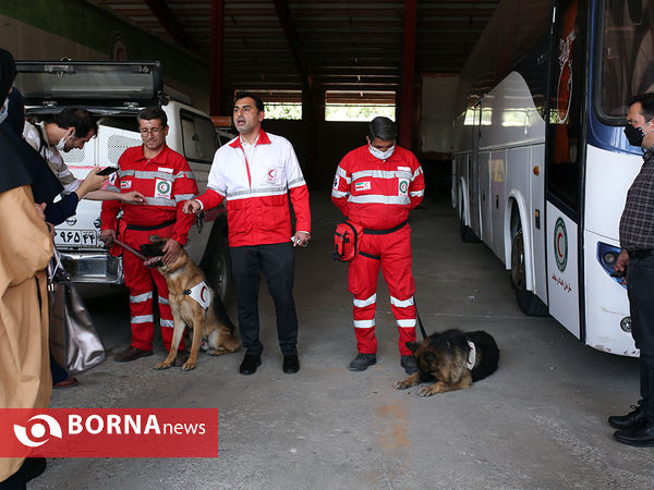 بازدید خبرنگاران از سازمان امداد و نجات جمعیت هلال احمر