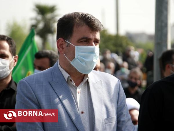 مراسم تشییع پیکر سردار حق