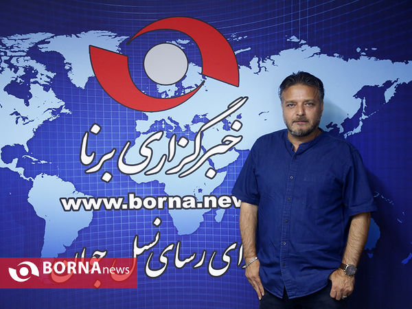 حضور علیرضا نجف زاده در خبرگزاری برنا