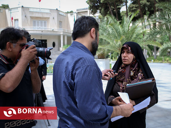 حضور وزرا دولت در جمع خبرنگاران