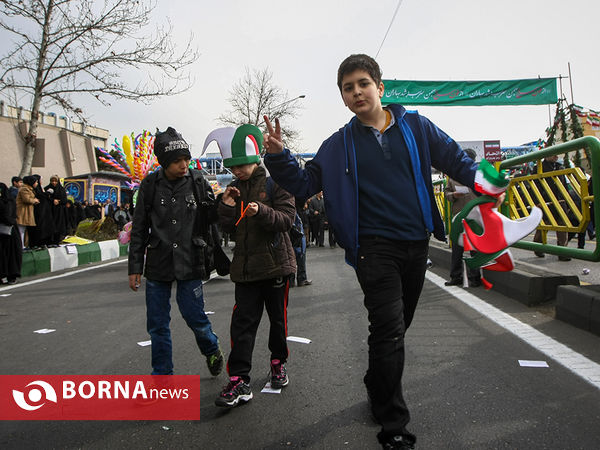 راهپیمایی روز 22 بهمن در تهران-1