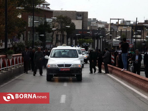 تشییع پیکر جانباختگان منا در اردبیل