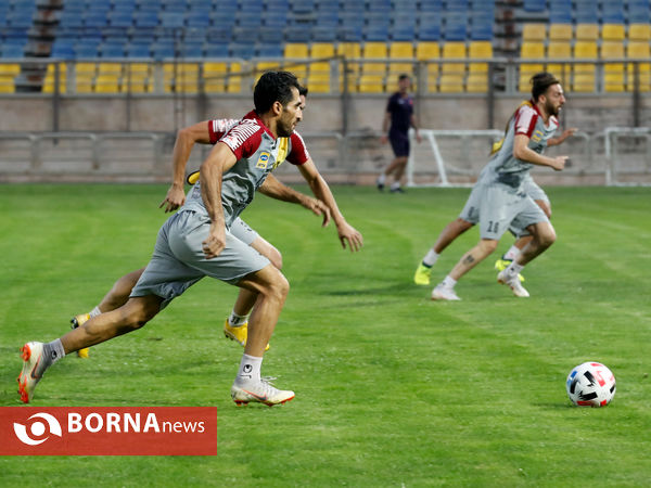 تمرین تیم فوتبال پرسپولیس تهران