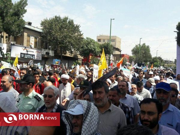 راهپیمایی روز قدس  ورزشکاران استان تهران