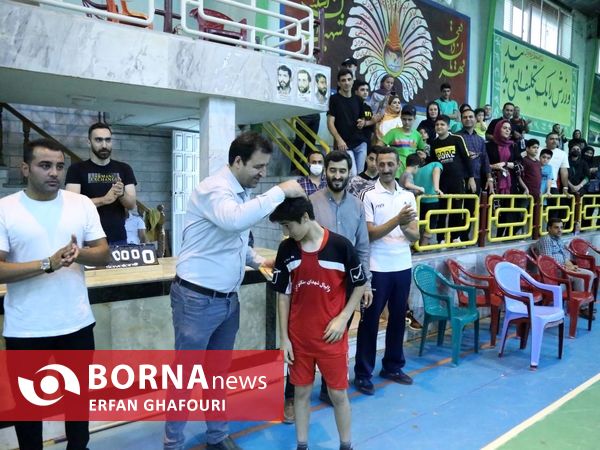 مسابقات والیبال بسیج رده نونهالان در ساری