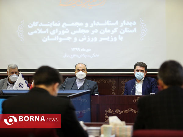 دیدار استاندار و نمایندگان کرمان در مجلس شورای اسلامی با وزیر ورزش و جوانان