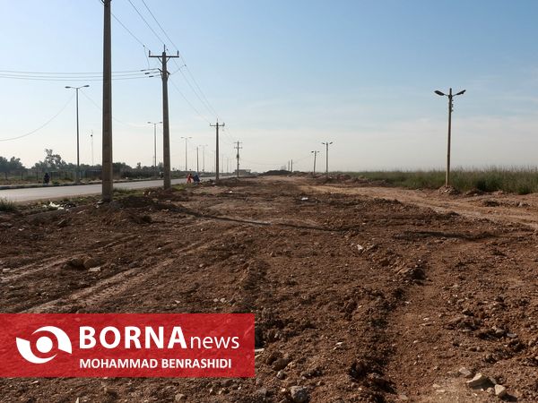 مراسم کلنگ زنی پارک 20 هکتاری خلیج فارس آبادان