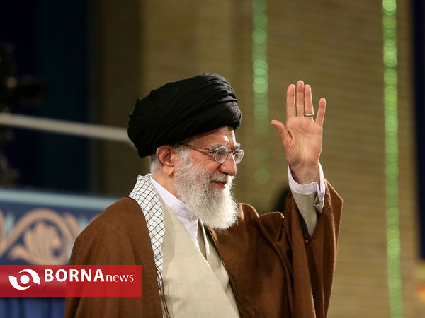 دیدار اعضای کنگره نقش شیعه درگسترش‌علوم‌اسلامی با رهبرانقلاب