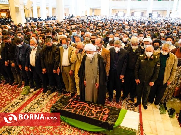 تشییع پیکر شهید مدافع وطن «اکبر رنجبر» در شیراز