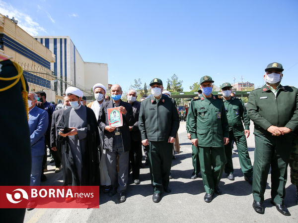تشییع پیکر شهید مدافع امنیت در اصفهان
