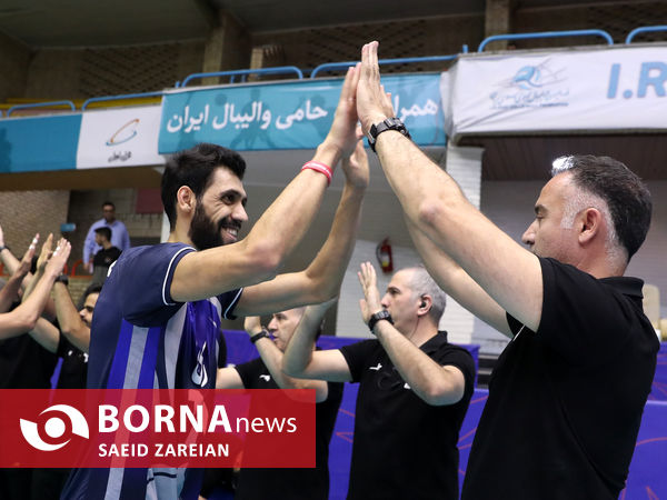 دیدار تیم های والیبال پیکان تهران - پاس تهران