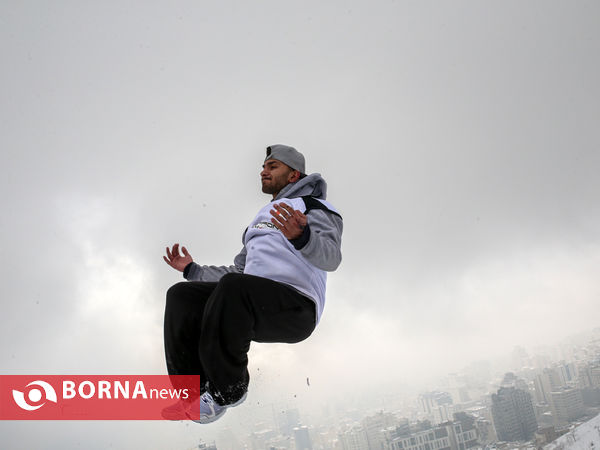 پارکور در برف