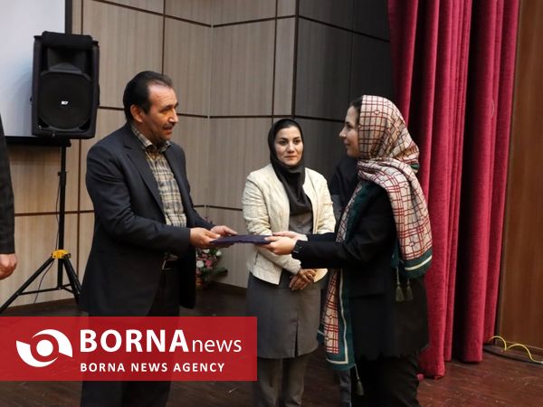 آیین تجلیل از قهرمانان و مربیان شمشیربازی آذربایجان‌غربی