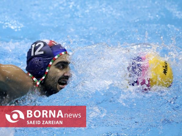 دیدار تیم های واترپلو ایران - تایلند