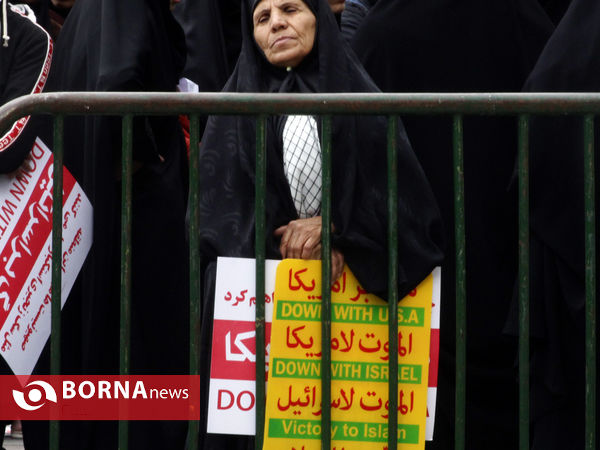 راهپیمایی 13 آبان در همدان