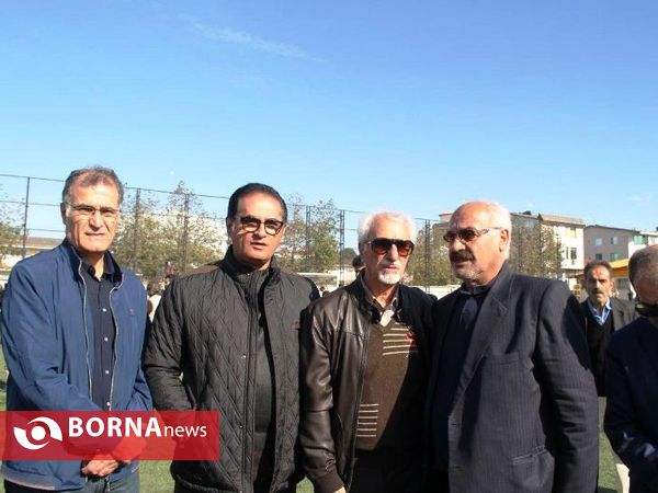 مراسم خاکسپاری "جاوید جهانگیری " پیشکسوت فوتبال گیلان