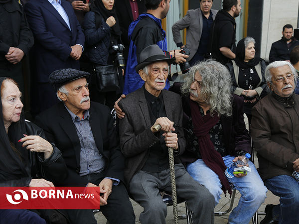 تشییع پیکر مرحوم جمشید مشایخی