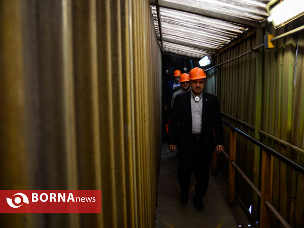 بازدید وزیر ورزش و جوانان از شرکت فولاد مبارکه