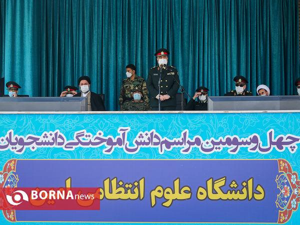 اعطای درجه به دانش آموختگان دانشگاه علوم انتظامی