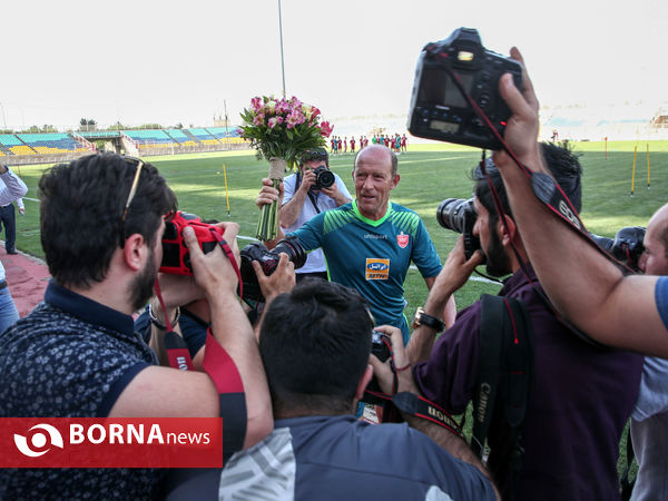 تمرین تیم فوتبال پرسپولیس تهران