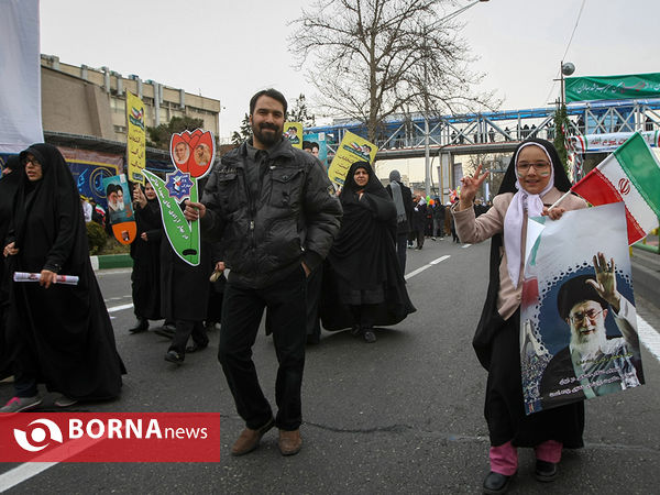 راهپیمایی روز 22 بهمن در تهران-1