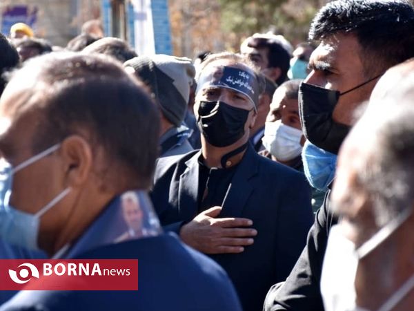 مراسم استقبال از پیکر معلم و خبرنگار فرهیخته کهگیلویه و بویراحمدی در یاسوج