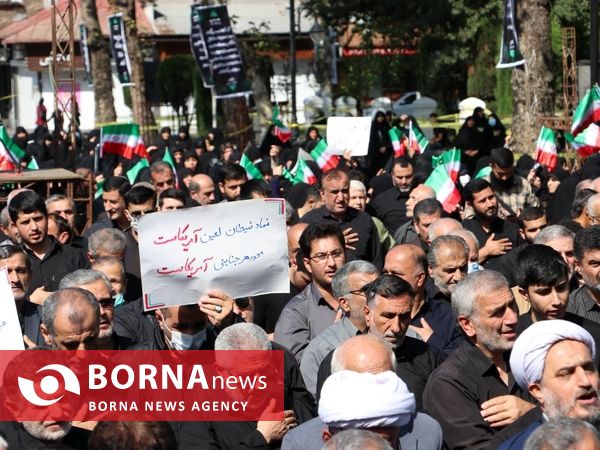 اجتماع عزاداران رضوی در رشت