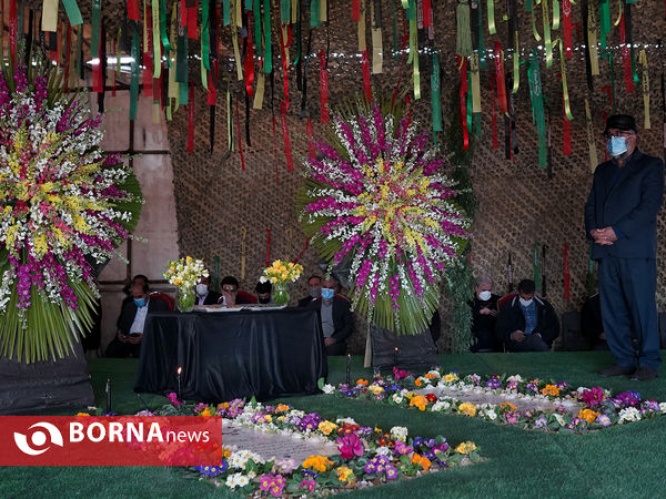 چهلمین روز خاکسپاری شهدای گمنام وزارت ورزش و جوانان