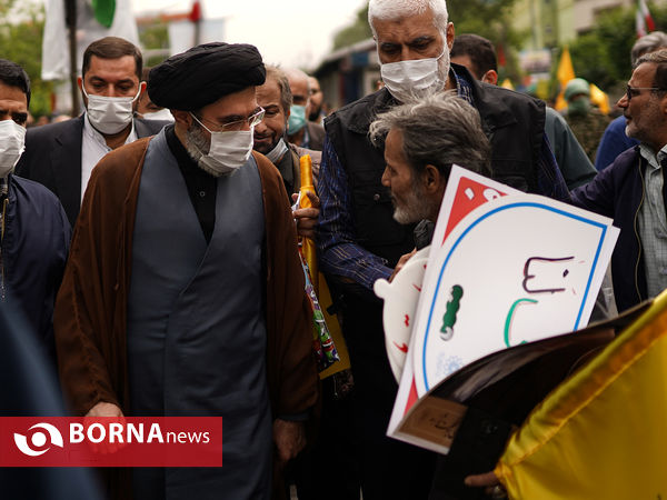 راهپیمایی روز قدس در تهران
