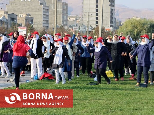 همایش پیاده روی و ورزش صبحگاهی جامعه ورزش آذربایجان‌غربی