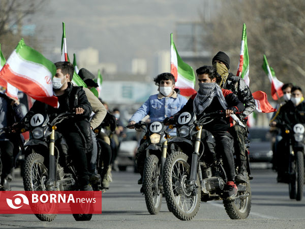 رژه نیروی های موتوری و خودرویی 22 بهمن- شهرستان قدس