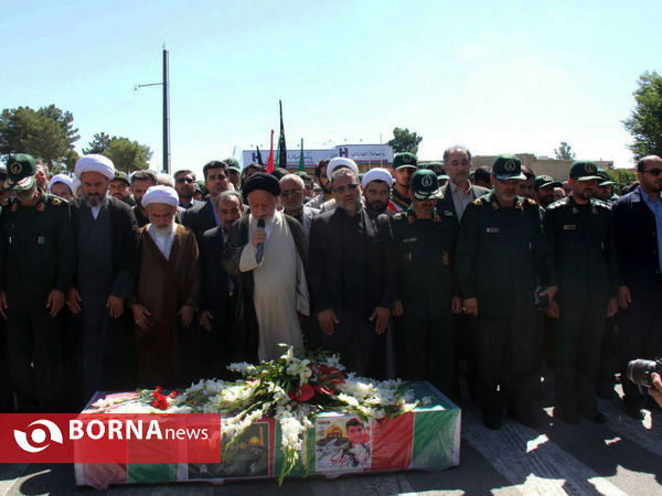 تشییع شهید مدافع حرم " عباس دانشگر"