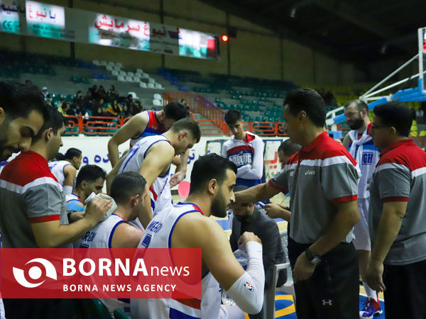 دیدار تیم های بسکتبال نبوغ - کاله