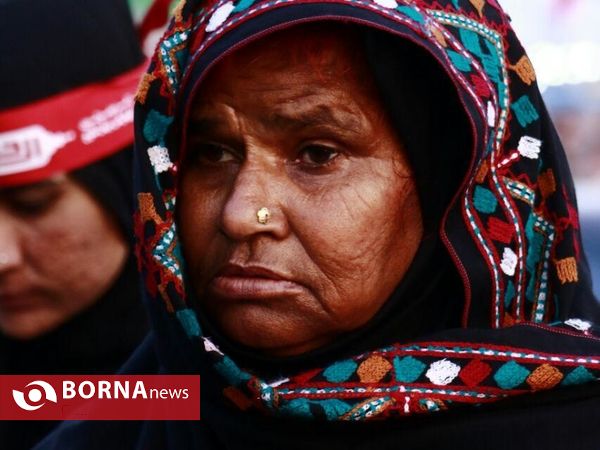 نمای نزدیک اربعینیون شلمچه