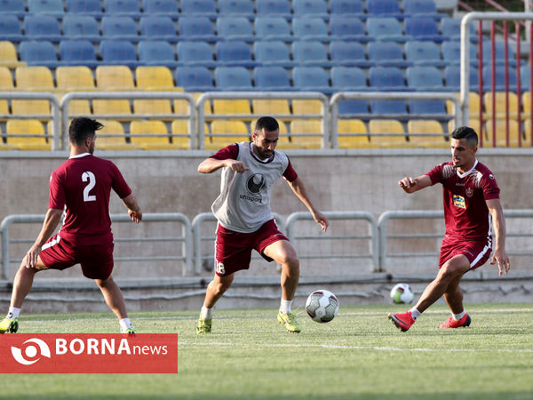 تمرین تیم فوتبال پرسپولیس تهران