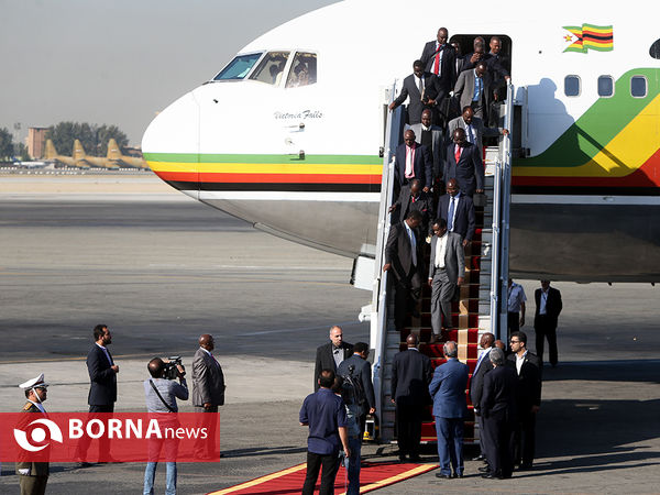 استقبال از ((رابرت موگابه)) رییس جمهوری زیمبابوه